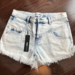 Fashionnova Mega Babe Bleached Stretch Shorts